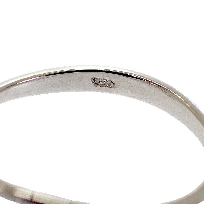 Designer Jewelry Star Ring 12.5 K18 White Gold Diamond Ladies [Used] [A Rank]