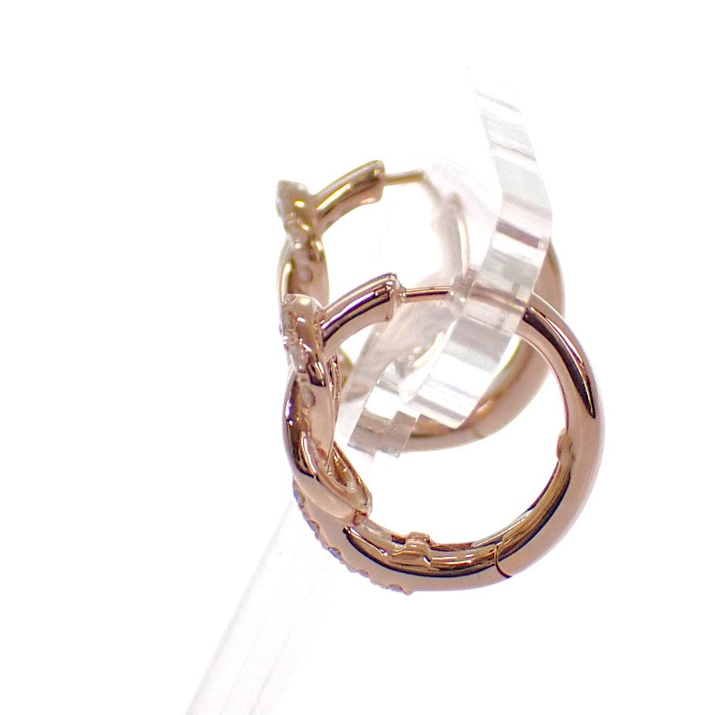 Designer Jewelry Earrings K18 Pink Gold Diamond Women's [Used] [A Rank]