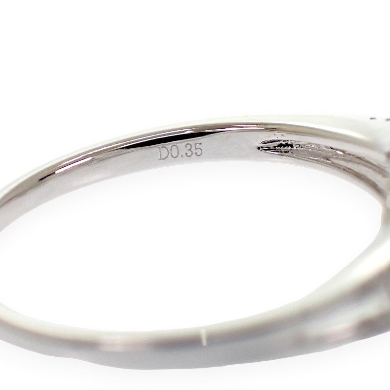 デザインジュエリー クローバー 15号 リング K18ホワイトゴールド ダイヤモンド レディース【中古】【Aランク】