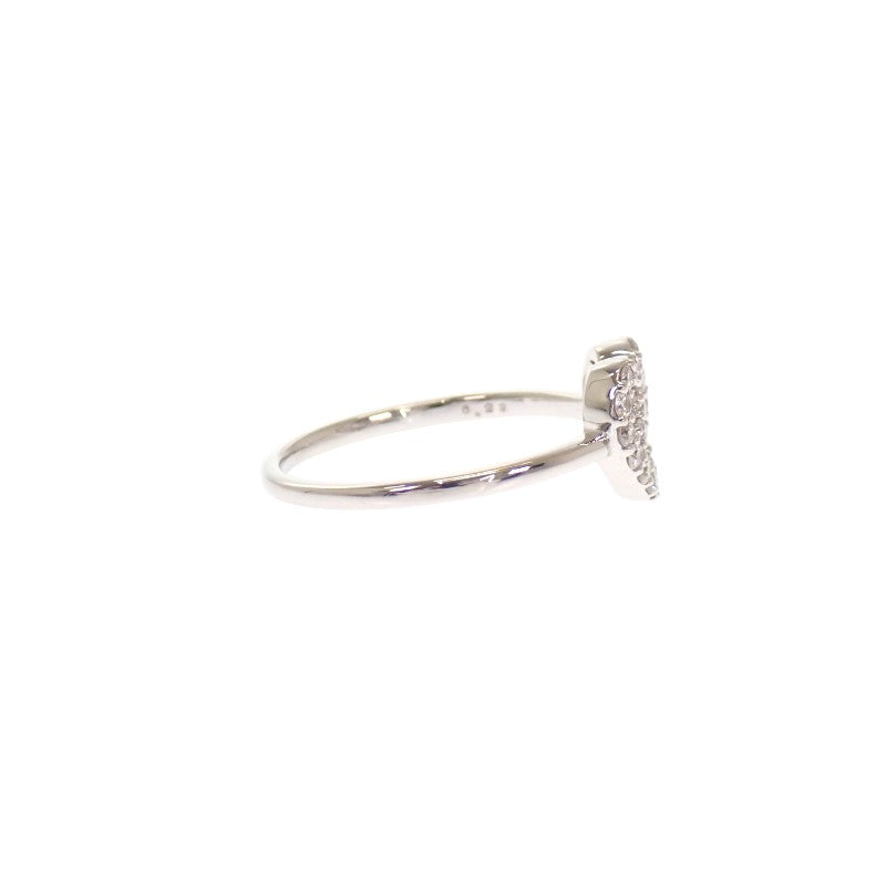Design Jewelry Heart 11 Ring K18 White Gold Diamond Ladies