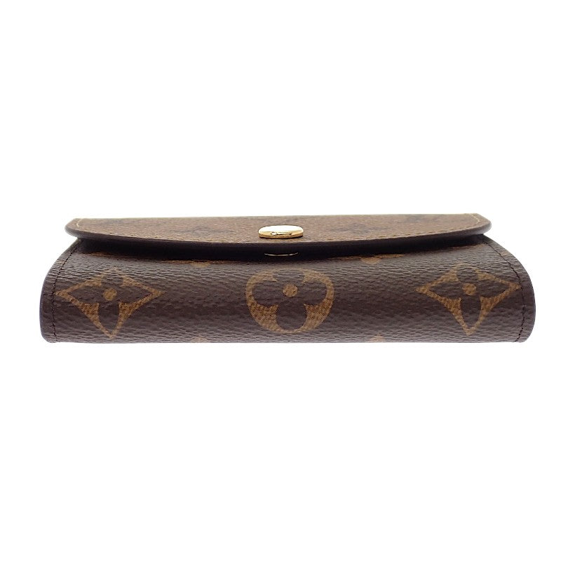 ルイヴィトン LOUIS VUITTON ポルトモネ ロザリ M82333 コインケース モノグラムリバースキャンバス ブラウン ゴールド金具 レディース【中古】【Aランク】