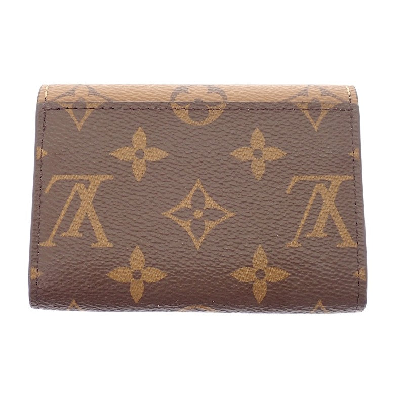 ルイヴィトン LOUIS VUITTON ポルトモネ ロザリ M82333 コインケース モノグラムリバースキャンバス ブラウン ゴールド金具 レディース【中古】【Aランク】