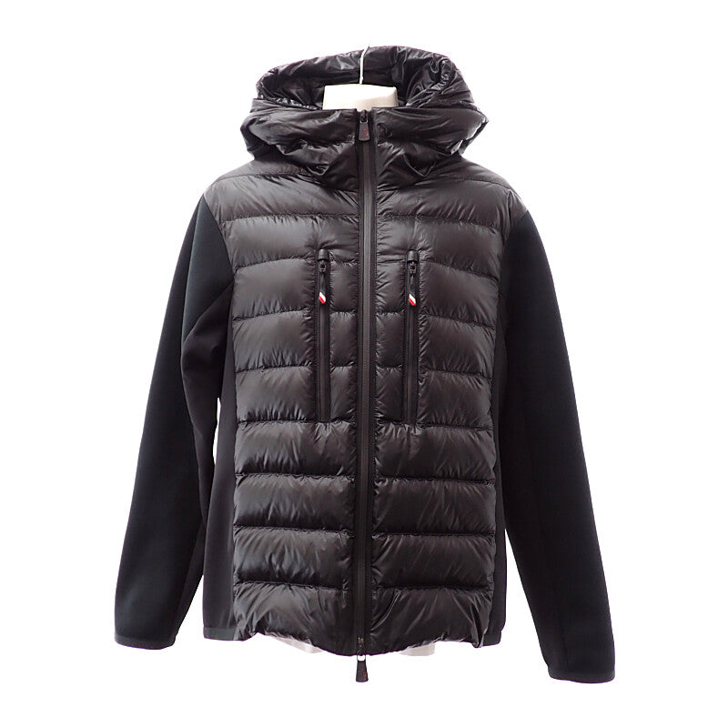 モンクレール MONCLER グルノーブル ダウン切り替え ブルゾン S K20979B00008C9043 ダウンジャケット ナイロン ブラック メンズ【中古】【ABランク】