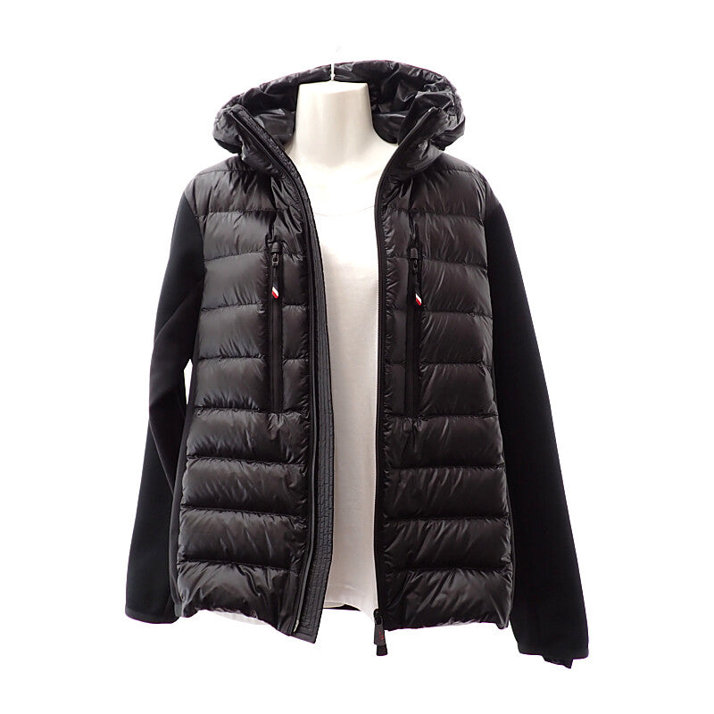モンクレール MONCLER グルノーブル ダウン切り替え ブルゾン S K20979B00008C9043 ダウンジャケット ナイロン ブラック メンズ【中古】【ABランク】