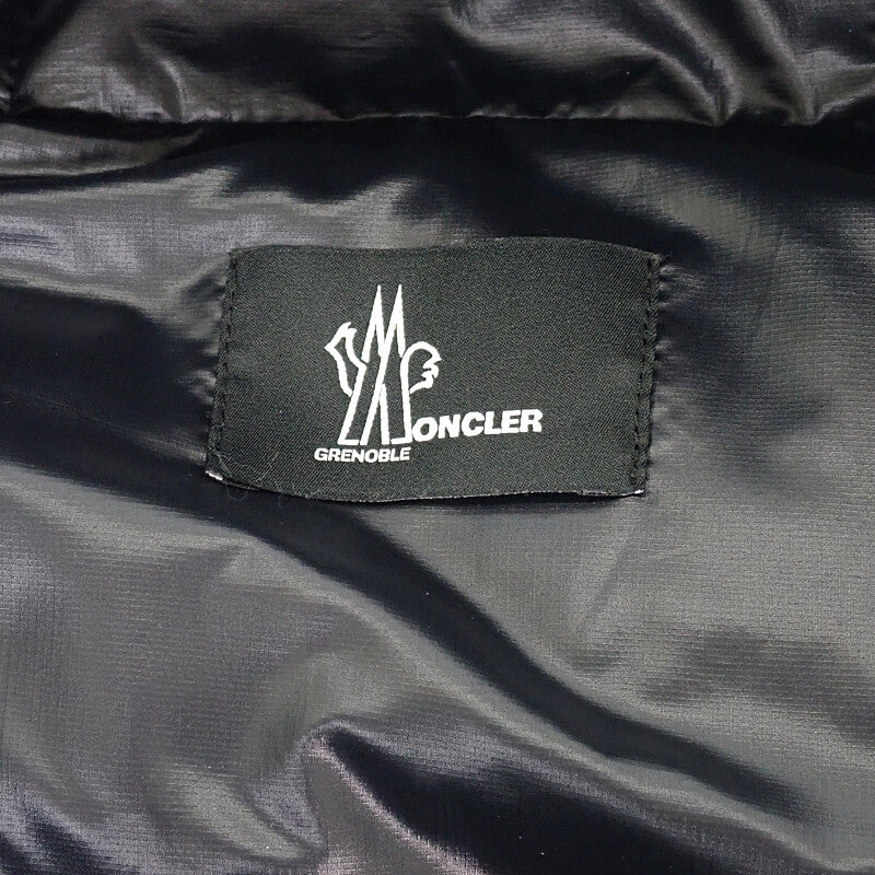 モンクレール MONCLER グルノーブル ダウン切り替え ブルゾン S K20979B00008C9043 ダウンジャケット ナイロン ブラック メンズ【中古】【ABランク】