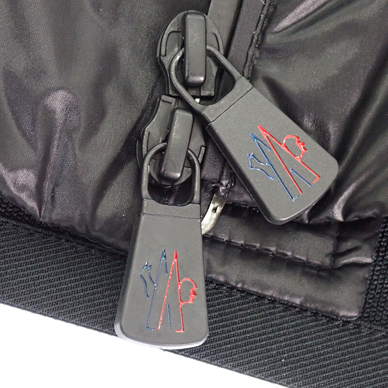 モンクレール MONCLER グルノーブル ダウン切り替え ブルゾン S K20979B00008C9043 ダウンジャケット ナイロン ブラック メンズ【中古】【ABランク】
