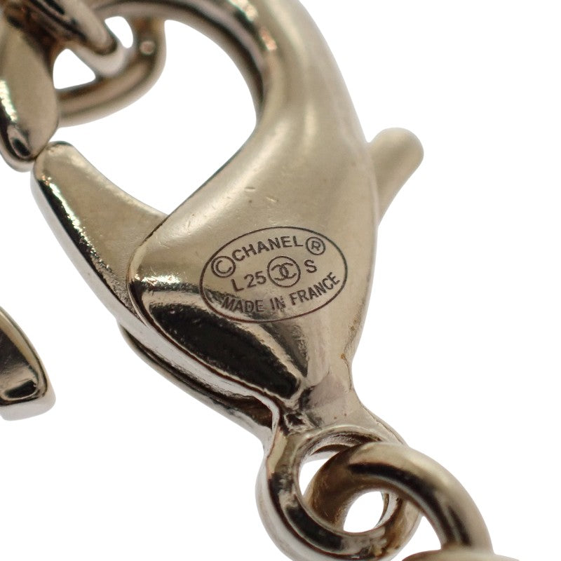 シャネル CHANEL CC チェーン チョーカー ペンダント L25S ABF860B20552 ネックレス メタル ラインストーン ゴールド レディース【中古】【Aランク】