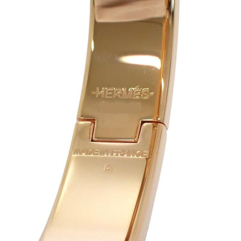 エルメス HERMES エナメル ブレスレット クリックH H700001F 31PM ブレスレット GP ホワイト ゴールド金具 レディース【中古】【Aランク】