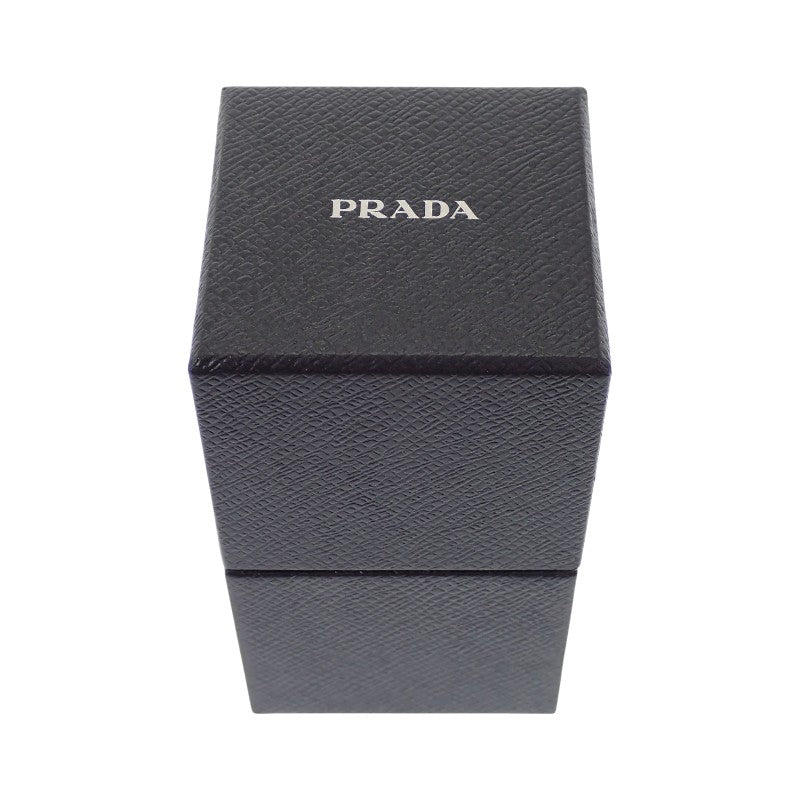プラダ PRADA Teddy キーチェーンチャーム 1TO062_2HK1_F040X キーホルダー コットン モヘア ホワイト キャメル ブラック ゴールド金具 レディース【中古】【Aランク】
