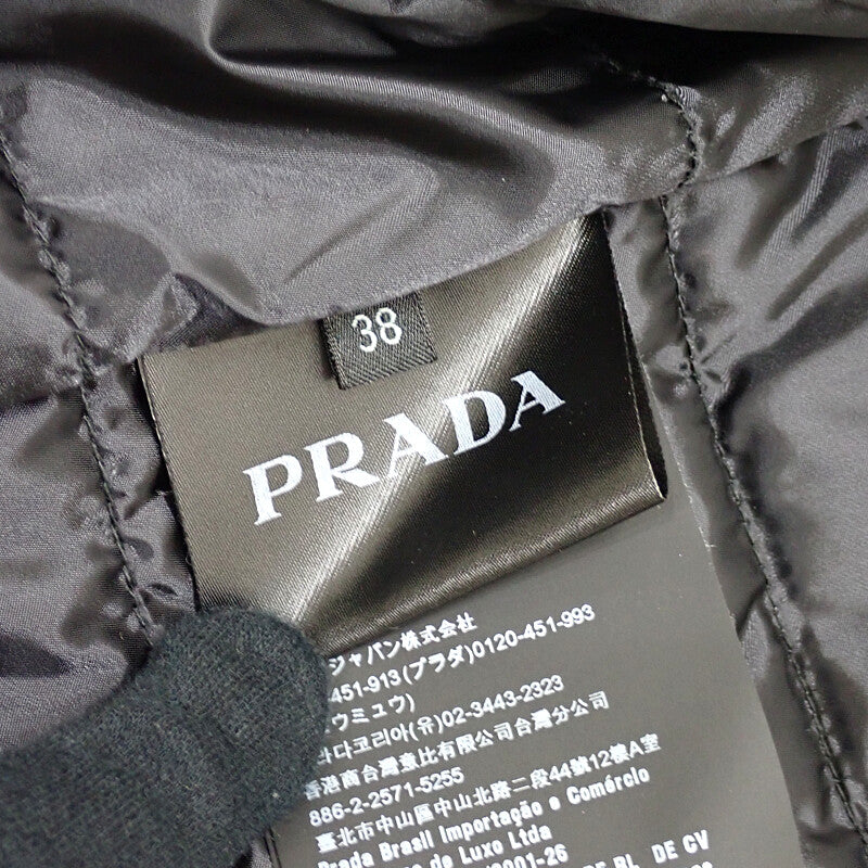 プラダ PRADA ノーカラー 38 29B831_R152_1DAB ダウンジャケット