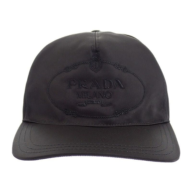 プラダ PRADA Re-Nylon ベースボール S 1HC179_2DMI_F0002 キャップ ナイロン ブラック メンズ レディース【中古】【Aランク】