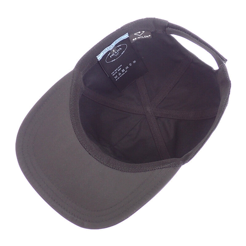 プラダ PRADA Re-Nylon ベースボール S 1HC179_2DMI_F0002 キャップ ナイロン ブラック レディース メンズ【中古】【Aランク】