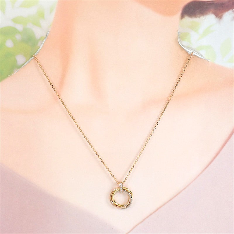 カルティエ CARTIER トリニティ B7058700 ネックレス K18イエロー