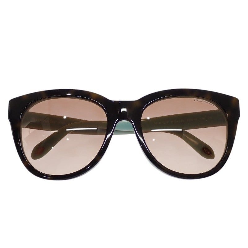 ティファニー TIFFANY&Co. アトラスウェリントン TF4112-F_8134_3B サングラス アセテート ブラウン ブルー レディース【中古】【ABランク】