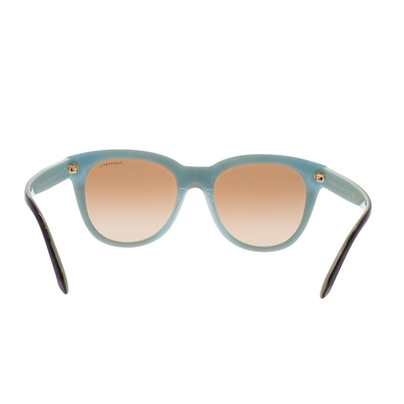 ティファニー TIFFANY&amp;Co. アトラスウェリントンサングラス TF4112-F_8134_3B アセテート ブラウン べっこう柄 ブルー レディース【中古】【ABランク】 ティファニー TIFFANY&Co. アトラスウェリントン TF4112-F_8134_3B