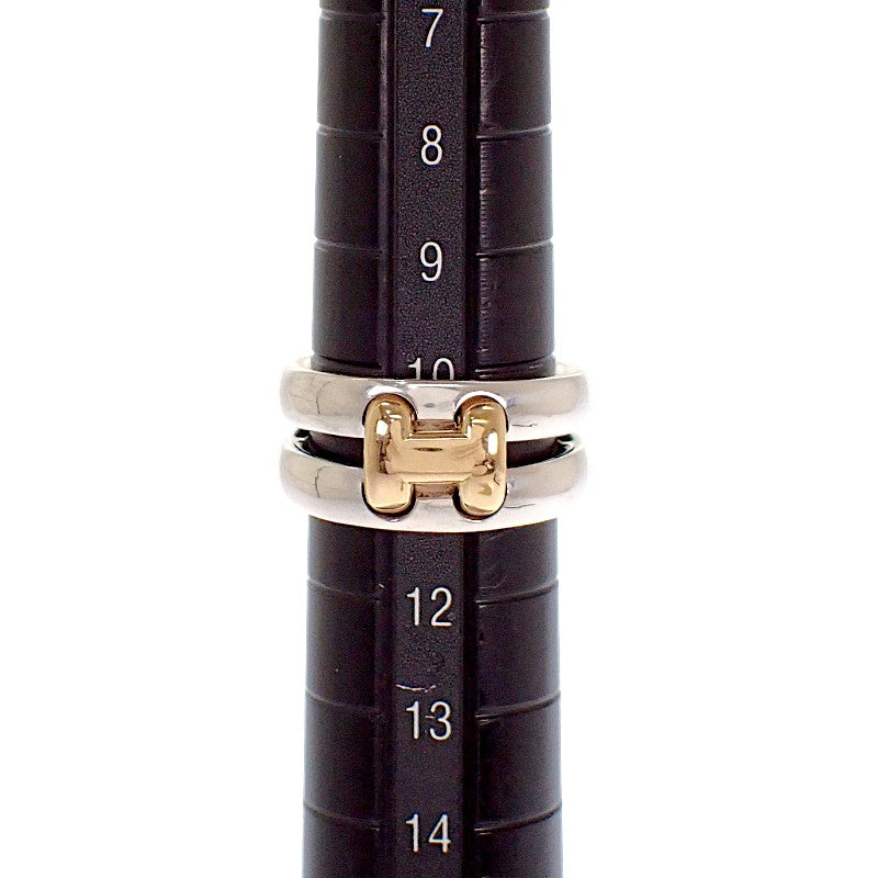 HERMES Olympe Ring 11.5 (US Size 6) 52 K18 Yellow Gold Silver 925 Women's Men's [Used] [A Rank]