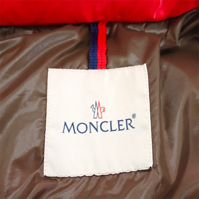 モンクレール MONCLER MAYA マヤ 1 C20914036605 68950 ダウンジャケット ナイロン ダウン90%/フェザー10％ レッド メンズ【中古】【ABランク】