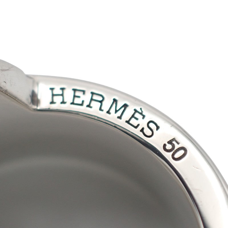 エルメス HERMES イタリーク 10号 50 リング シルバー925 銀 ブラック レディース【中古】【Aランク】
