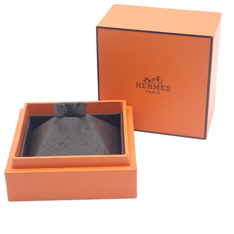 エルメス HERMES イタリーク 10号 50 リング シルバー925 銀 ブラック レディース【中古】【Aランク】