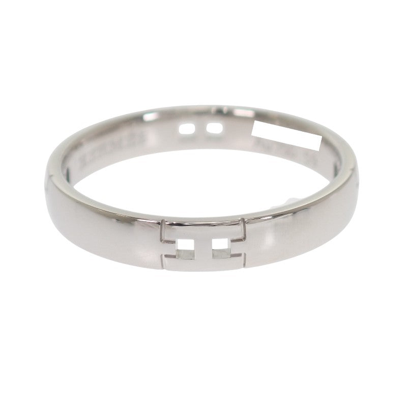 エルメス HERMES ヘラクレス 18号 リング K18ホワイトゴールド #59 メンズ【中古】【Aランク】
