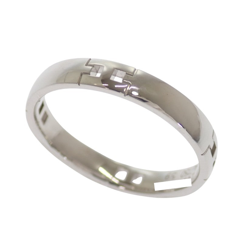 エルメス HERMES ヘラクレス 18号 リング K18ホワイトゴールド #59 メンズ【中古】【Aランク】