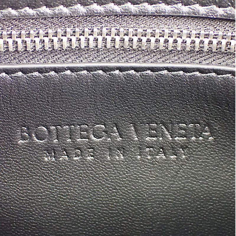ボッテガヴェネタ BOTTEGA VENETA ランプル メッセンジャー 815805 ショルダーバッグ カーフ ブラック シルバー金具 メンズ レディース【中古】【Aランク】