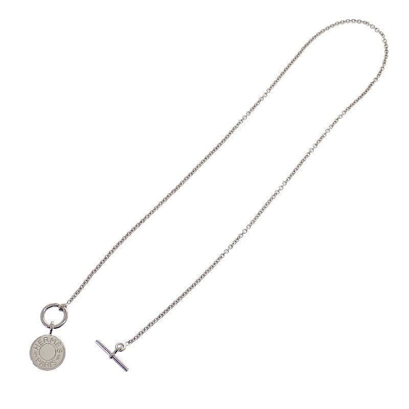 エルメス HERMES アミュレット エクスリブリス H104143B ネックレス シルバー925 レディース ユニセックス【中古】【Aランク】