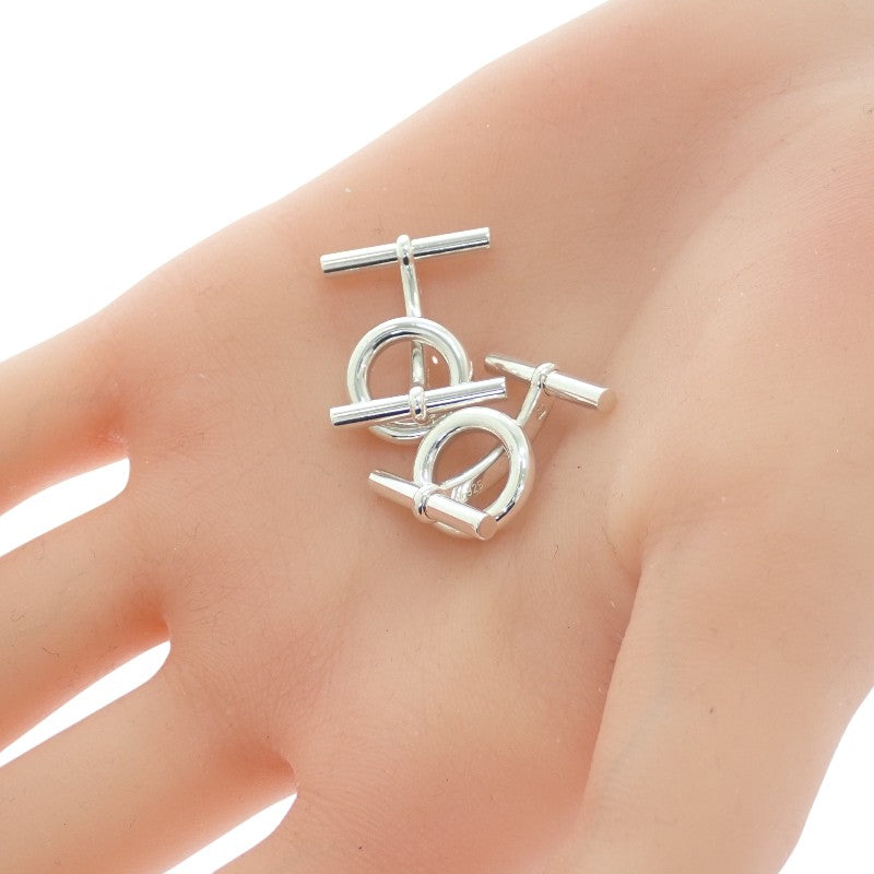 HERMES Escapade Cufflinks Silver 925 Silver Men's [Used] [A Rank]