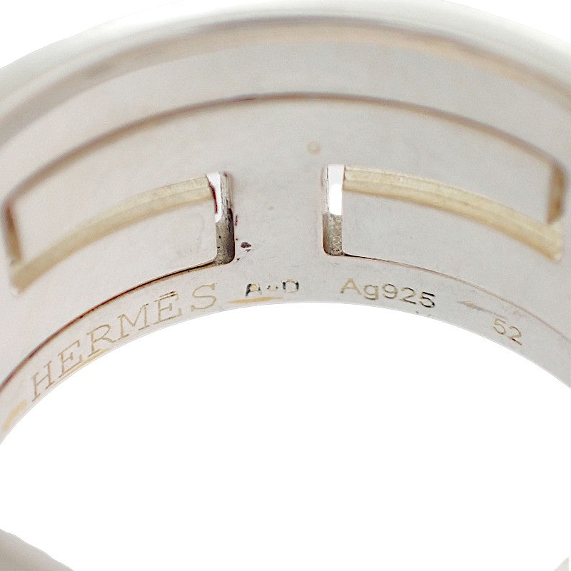 エルメス HERMES ムーブ アッシュ 12号 リング シルバー925 ブラック レディース メンズ【中古】【Aランク】