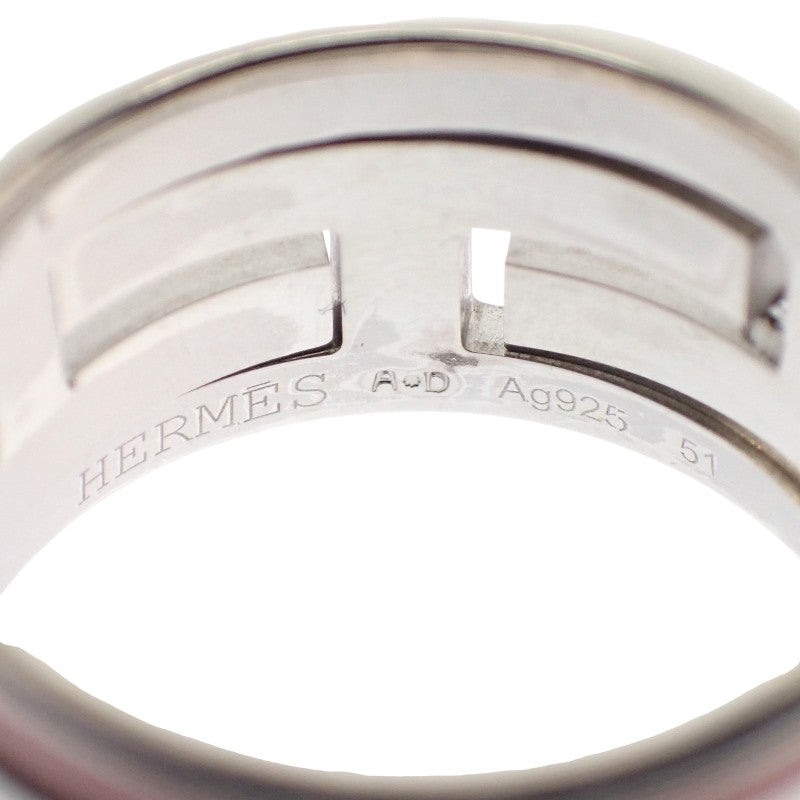 エルメス HERMES ムーブ アッシュリング 11号 リング シルバー925 ピンク レディース【中古】【ABランク】