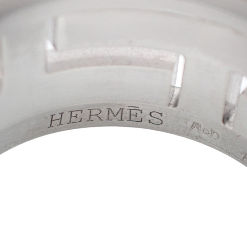 エルメス HERMES ムーブ アッシュリング 11号 リング シルバー925 ブラック 51 レディース メンズ【中古】【ABランク】