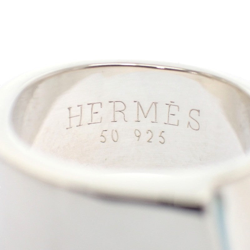 エルメス HERMES キャンディリング ヴィンテージ 10号 50 リング シルバー925 シルバー ブルー 約10号 レディース【中古】【Aランク】