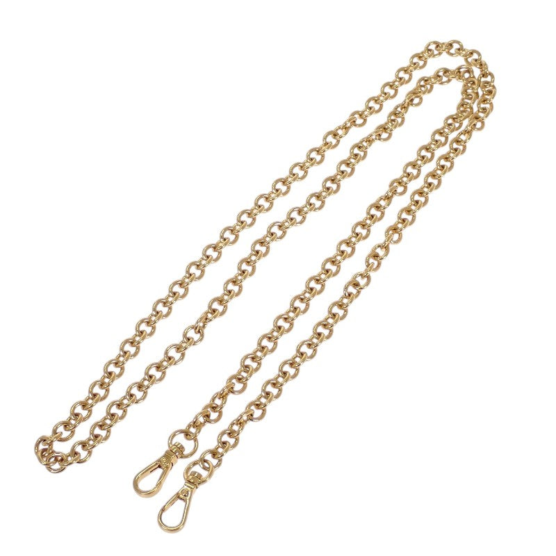 プラダ PRADA レザー 1DH029 ウォレットチェーン サフィアーノ ブラック ゴールド金具 レディース【中古】【Aランク】