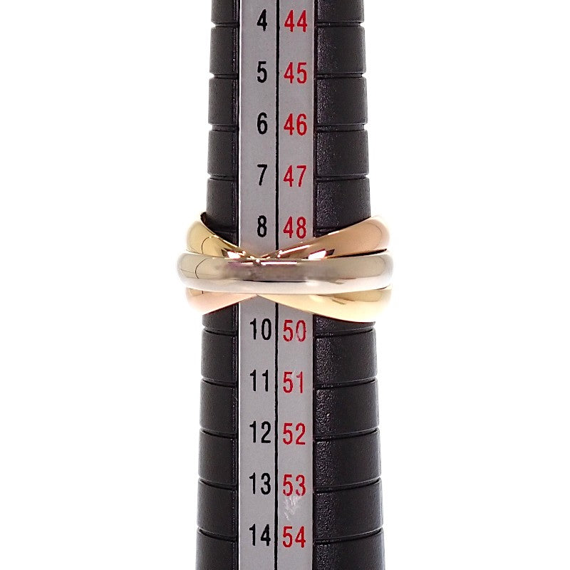 Cartier Must de Cartier Trinity Ring MM Size 11 40078983 Ring K18 Yellow Gold K18 Pink Gold K18 White Gold Gold 51 Women's [Used] [A Rank]