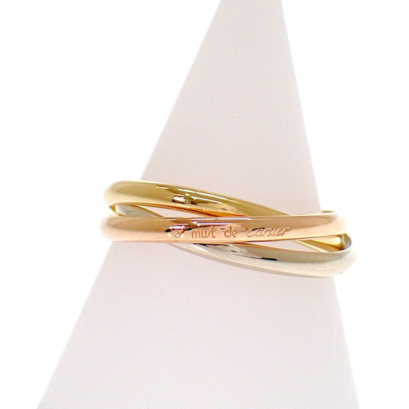 Cartier Le Must de Cartier Trinity XS Ring Size 14 K18 Yellow Gold K18 Pink Gold K18 White Gold #54 Women's Men's [Used] [A Rank]