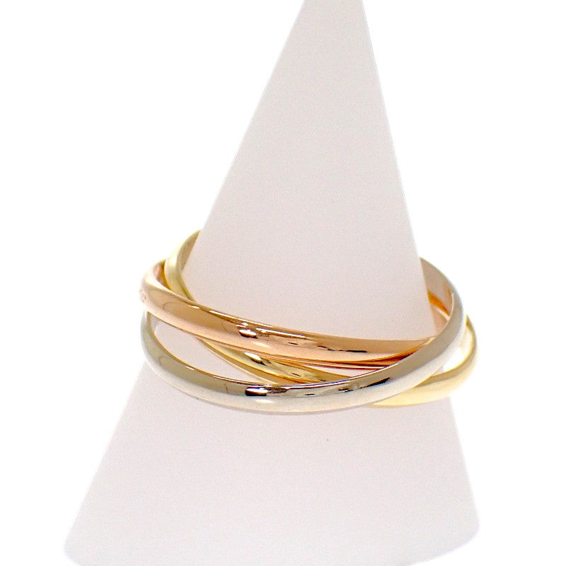 Cartier Le Must de Cartier Trinity XS Ring Size 14 K18 Yellow Gold K18 Pink Gold K18 White Gold #54 Women's Men's [Used] [A Rank]