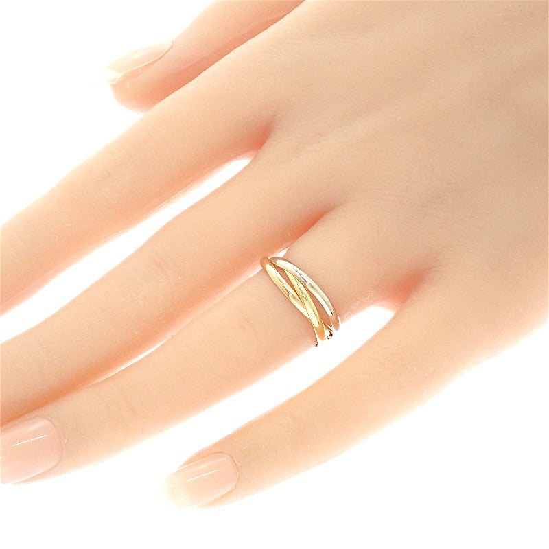 Cartier Le Must de Cartier Trinity XS Ring Size 14 K18 Yellow Gold K18 Pink Gold K18 White Gold #54 Women's Men's [Used] [A Rank]