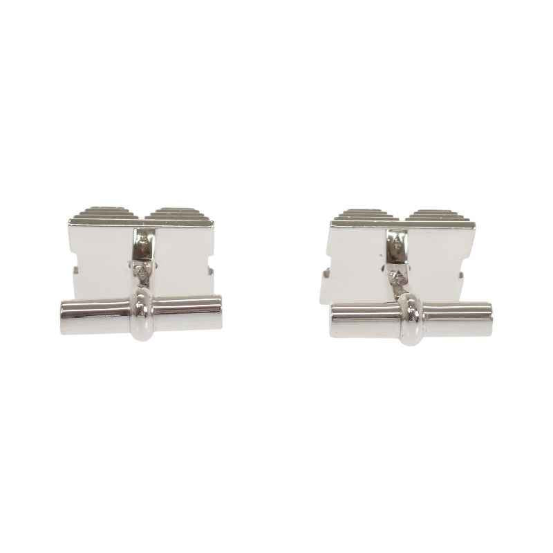 エルメス HERMES Hロゴ カフリンクス カフスボタン カフス シルバー925 メンズ【中古】【ABランク】