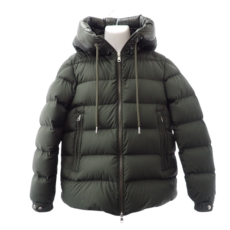 モンクレール MONCLER CARDERE 1 I20911A00182 54A81 ダウンジャケット ポリエステル ダウン90%/フェザー10％ カーキ メンズ【中古】【Aランク】