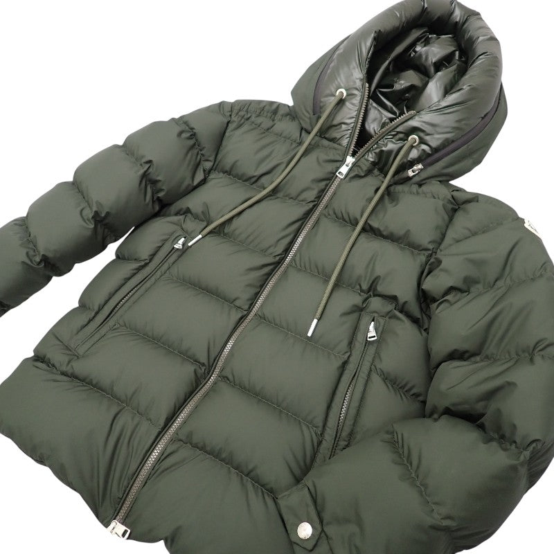 モンクレール MONCLER CARDERE 1 I20911A00182 54A81 ダウンジャケット ポリエステル ダウン90%/フェザー10％ カーキ メンズ【中古】【Aランク】