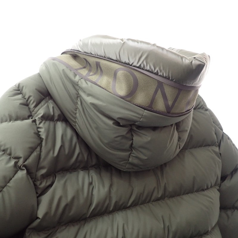 モンクレール MONCLER CARDERE 1 I20911A00182 54A81 ダウンジャケット ポリエステル ダウン90%/フェザー10％ カーキ メンズ【中古】【Aランク】