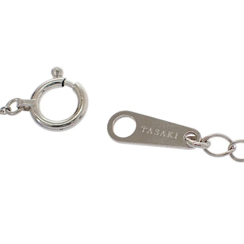 タサキ TASAKI アコヤパール ネックレス K18ホワイトゴールド アコヤ真珠 ダイヤモンド レディース【中古】【Aランク】
