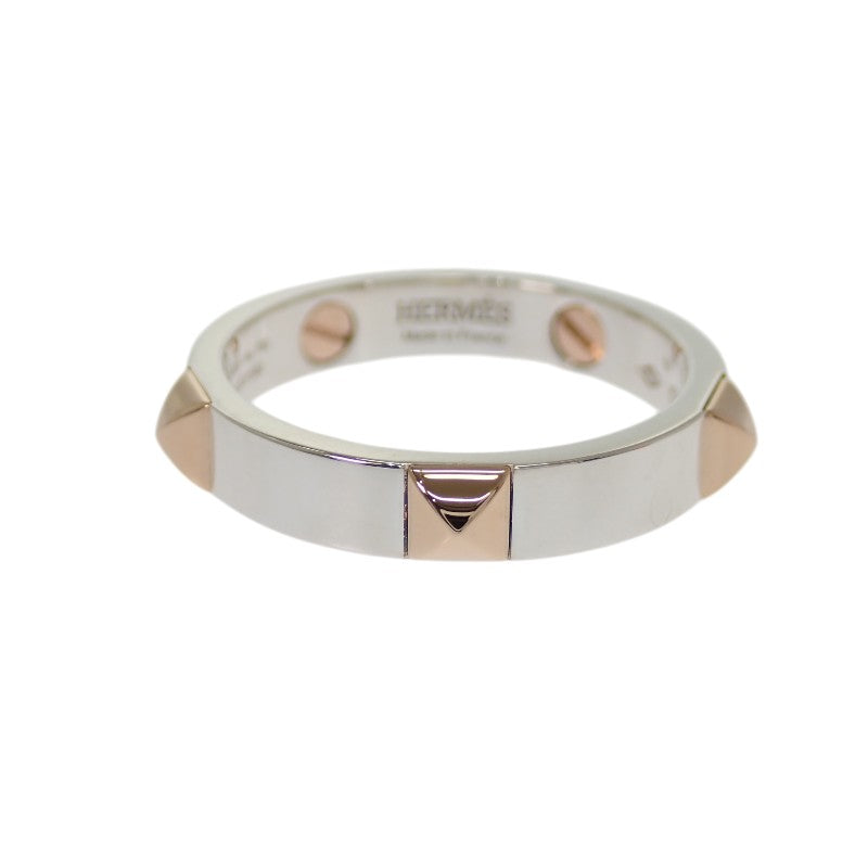 エルメス HERMES クルー・ドゥ・H 18.5号 H123646B00059 リング K18ピンクゴールド シルバー925 59 メンズ レディース ユニセックス【中古】【Aランク】
