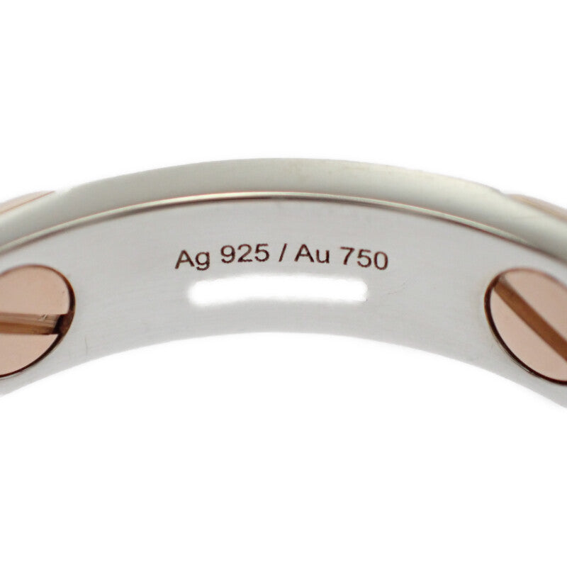 エルメス HERMES クルー・ドゥ・H 18.5号 H123646B00059 リング K18ピンクゴールド シルバー925 59 メンズ レディース ユニセックス【中古】【Aランク】