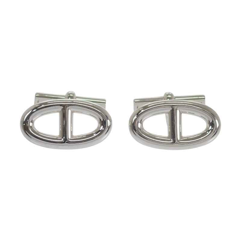 エルメス HERMES シェーヌダンクル カフリンク カフス シルバー925 シルバー メタル メンズ【中古】【Aランク】