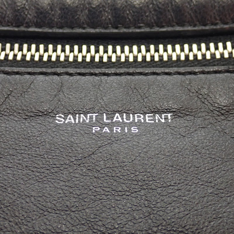 SAINT LAURENT Crossbody Bag 581697_1GE0E_1000 Shoulder Bag Leather Black Silver Hardware Men's Women's Unisex 【Used】【AB Rank】