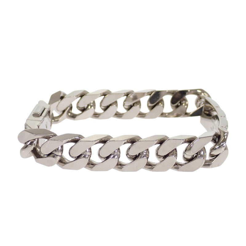 ルイヴィトン LOUIS VUITTON チェーン モノグラム M00270 ブレスレット メタル シルバー メンズ【中古】【ABランク】