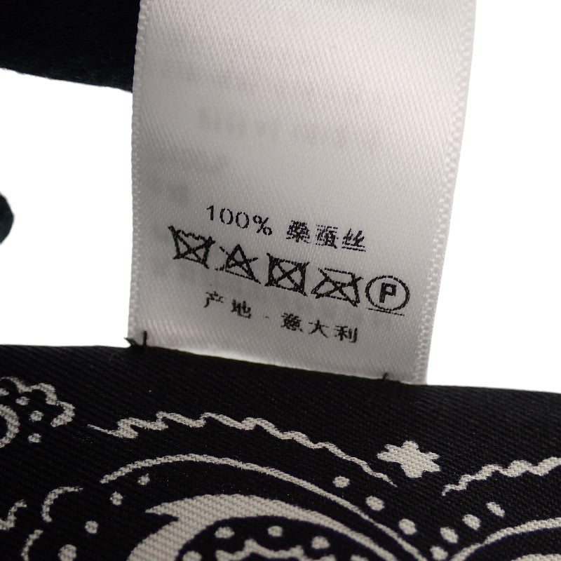 ディオール Dior ミッツァ アムールコレクション スカーフ シルク ブラック レディース【中古】【ABランク】