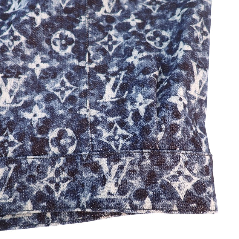 Louis Vuitton LOUIS VUITTON Workwear 54 Denim Jacket Cotton Polyurethane Blue Indigo Men's [Used] [Rank AB]
