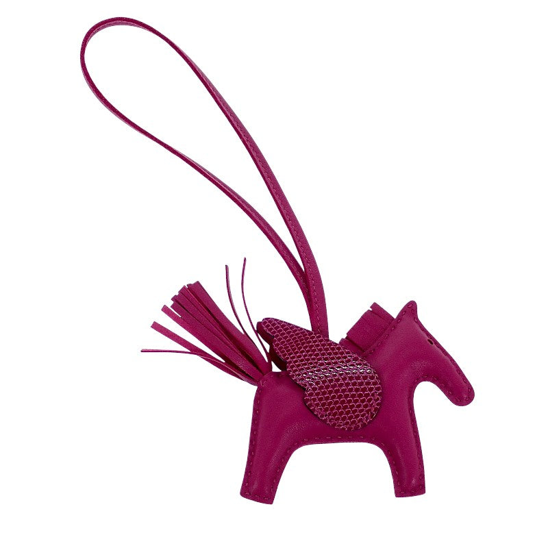 エルメス HERMES ロデオチャーム ペガサス PM タッチ バッグチャーム アニョーミロ ローズパープル レディース【中古】【Aランク】